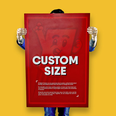 Custom Sized poster printing